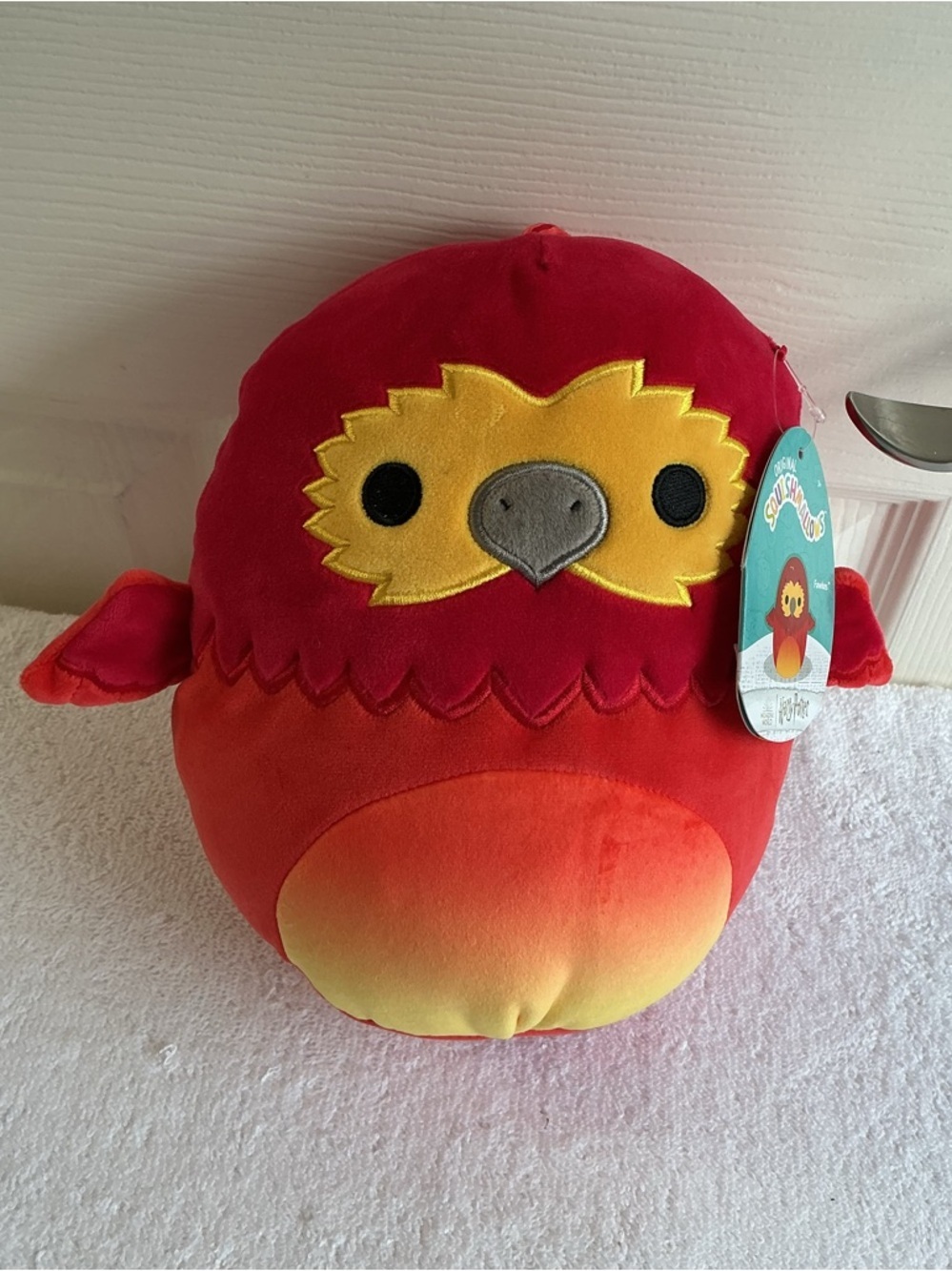 Squishmallows Red Orange Yellow Parrot Plush